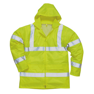VESTE DE PLUIE HAUTE VISIBILITE JAUNE HV H440