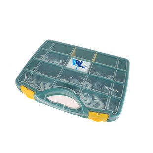 COFFRET 855 RONDELLES PLATES MU ACIER ZINGUE