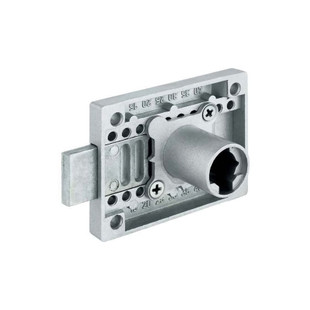 SERRURE A PLAQUER AXE REGLABLE ZAMAC