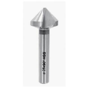 FRAISE 3 DENTS A CHANFREINER ET NOYER