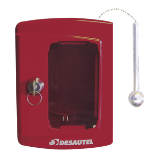 BOITE A CLE AVEC MARTEAU ET CHAINE