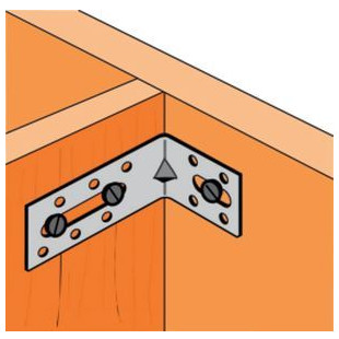 EQUERRE FIXATION SIMPLE ET RENFORCEE EFIX