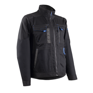 VESTE TELICA NOIR-BLEU