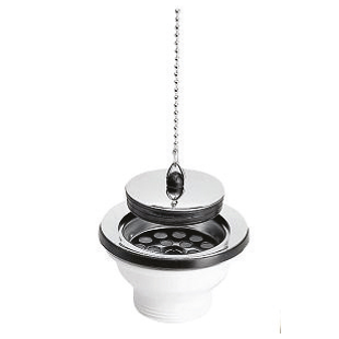 BONDE 84 MM SANS TROP PLEIN POUR EVIER GRES 560