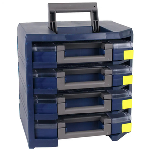 CAISSON DE TRANSPORT HANDYBOXXSER 4X5X5 + 4 MALLETTES BOXXSER 55 5X5-15