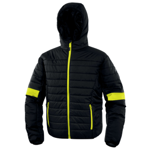 DOUDOUNE BLOOM NOIR JAUNE