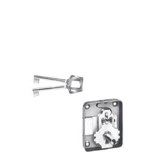 SERRURE DE MEUBLE APLQ ESTAMPEE 3 GGES GAUCHE 50X25 - 224