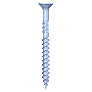 VIS A BOIS DNS PLUS TETE FRAISEE ACIER ZINGUE BLEU