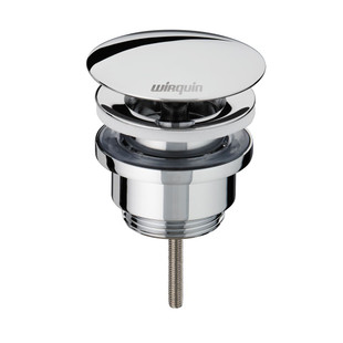 BONDE DE LAVABO LAITON DOME FIXE VIS CEN QUICK-CLAC