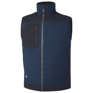 GILET SOFTSHELL HOLEN BLEU MARINE/NOIR
