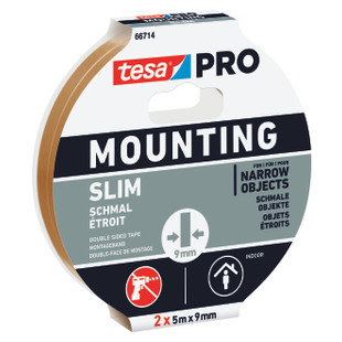 ADHESIF DOUBLE FACE EXTRA FIN MOUNTING 66714 BLANC 5MX18MM