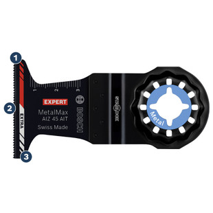 LAME PLONGEANTE EXPERT STARLOCK CARBURE EXTRA METAL 45MM AIZ45AIT