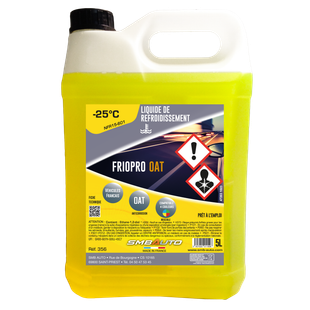 LIQUIDE DE REFROIDISSEMENT -25°C FRIOPRO OAT SMB 5L