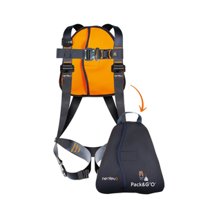 HARNAIS AVEC SAC INTEGRE PACK AND GO