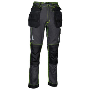 PANTALON LEIRIA ANTHRACITE/NOIR/LIME