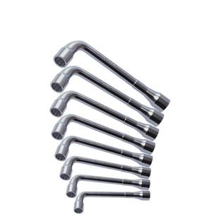 JEU DE 8 CLES A PIPE DEBOUCHEES METRIQUES - 6 PANS - EN BOITE