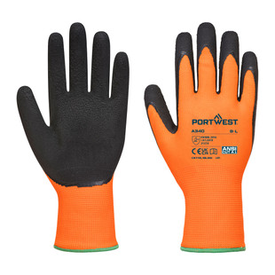 GANT GRIP HIVIS - LATEX A340 ORANGE/NOIR