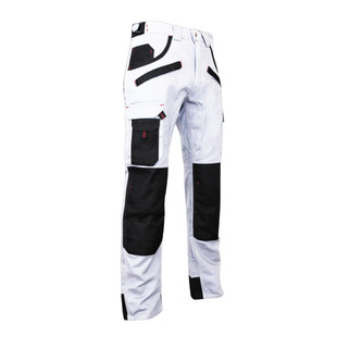 PANTALON DE PEINTRE AEROSOL BLANC/GRIS NUIT 1443
