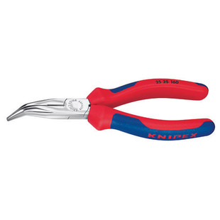 PINCE A BEC DEMI-ROND COUDE 160 MM