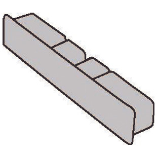 EMBOUT REGLE ALU 2 VOILES