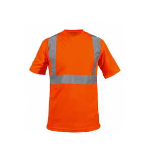 T-SHIRT HAUTE VISIBILITE XENON MANCHE COURTE ORANGE FLUO