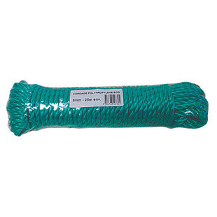 ECHEVEAU DE CORDAGE POLYPROPYLENE ECO 8MMX25M