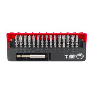 EMBOUT DE VISSAGE IMPACT BALL SL/PH/PZ/HEX/TX/TT + PORTE-EMBOUT (ETUI DE 31)