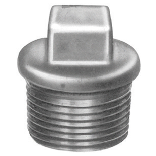 BOUCHON MALE AVEC BOURELET - N°290 GALVANISE