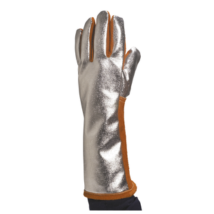 GANT SOUDEUR CROUTE DE CUIR DOS ALUMINISE TERK400