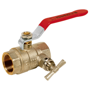 VANNE A SPHERE ACS FEMELLE - FEMELLE A PURGE - SERIE BATIMENT