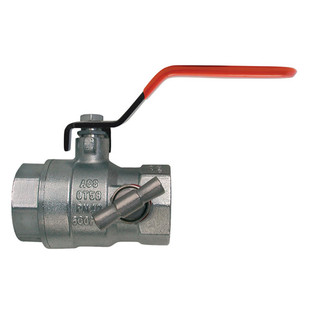 VANNE A SPHERE OT58 CHROME FEMELLE/FEMELLE PLATE+PURGE "ADVANCE"