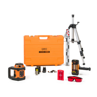 PACK LASER ROTATIF RONEO MAXISET & FR50 AVEC TRÉPIED ET MIRE EN VALISE RIGIDE