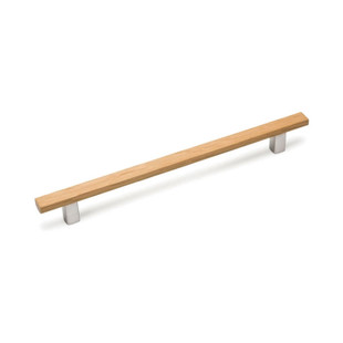 POIGNEE BOIS AVEC SUPPORT ALUMINIUM