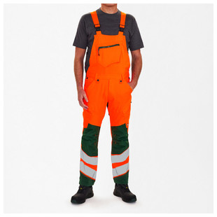 COTTE A BRETELLES SAFETY ORANGE/VERT