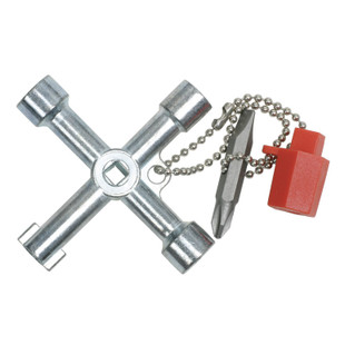 CLE UNIVERSELLE POUR ARMOIRE ELECTRIQUE, 72X72 MM