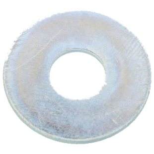 RONDELLE TOLERIE SERIE TO ACIER ZN BLANC