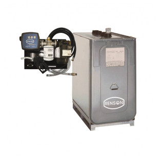 CUVE STOCKAGE FUEL GALVA 1500L STATION 230V 50L/M