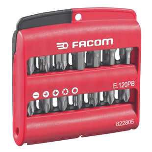 BOITE DE 28 EMBOUTS DE VISSAGE + 1 PORTE-EMBOUT E.120PB