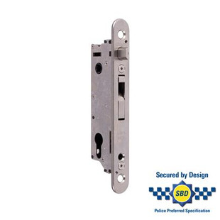 FIFTYLOCK SERRURE A ENCASTRER TOUT INOX AVEC AXE DE 30 MM POUR PROFILS DE 50 MM