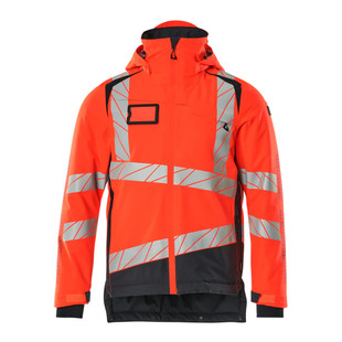 VESTE ACCELERATE SAFE GRAND FROID HI-VIS ROUGE/MARINE FONCE
