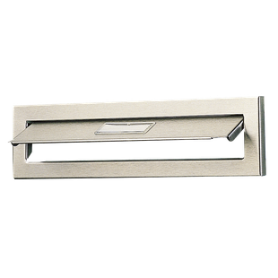 ENTREE DE COURRIER ACIER INOXYDABLE