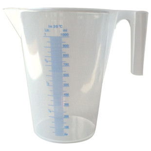 PICHET DOSEUR EN PLASTIQUE TRANSLUCIDE