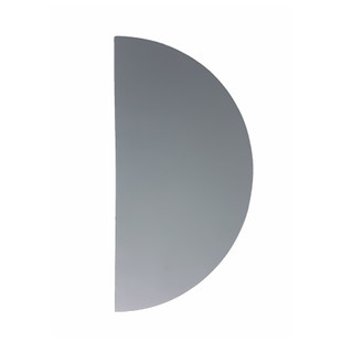 PLAQUE DE POUSSEE DEMI-LUNE Clf-S1/M2 ADH ANTIBACT 150MM X 300MM