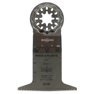 LAME OSCILLANTE HCS INCURVÉE 65X 50/95 POUR BOIS ET PLASTIQUE