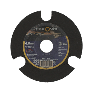 DISQUE A EBARBER MEGA-VIEW 125X4MM ACIER/INOX