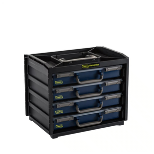 CAISSON DE TRANSPORT HANDYBOX 55X4 + 4 MALETTES ASSORTER 55