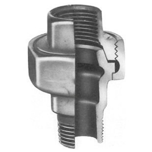 UNION A JOINT CONIQUE MALE - FEMELLE - N°341 NOIRE