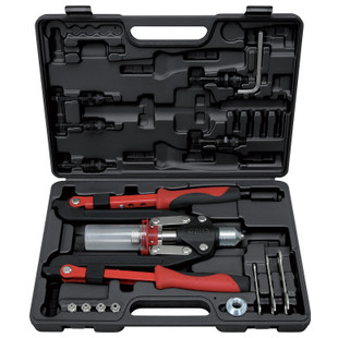 PINCE A RIVETS ET ECROUS AVEUGLES (INSERT) - 2 BRAS PLIANTS (COFFRET)