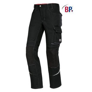 PANTALON DE TRAVAIL REFLECTEURS ET GENOUILLERES NOIR