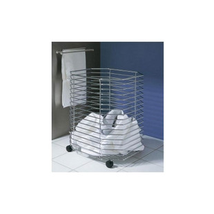 PANIER A LINGE SUR ROULETTES